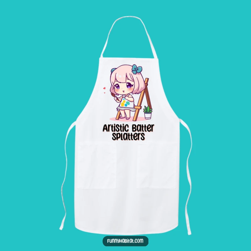 Funny Artist Apron: Creative Painter Chef Gift for Messy Masterpieces