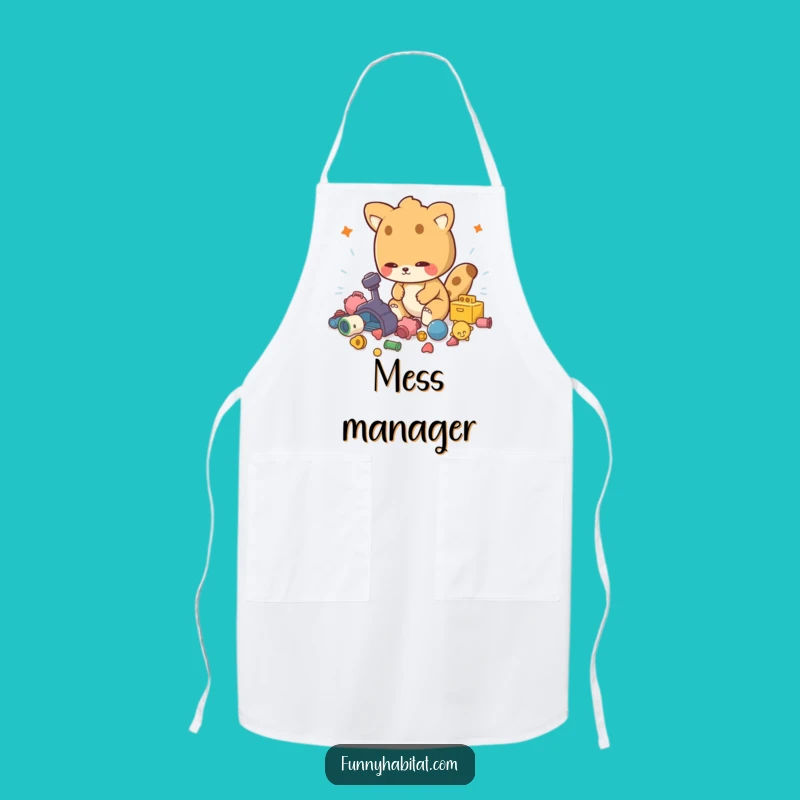 Funny Cleaning Animal Apron: Humorous Funny Gift for Messy Tasks