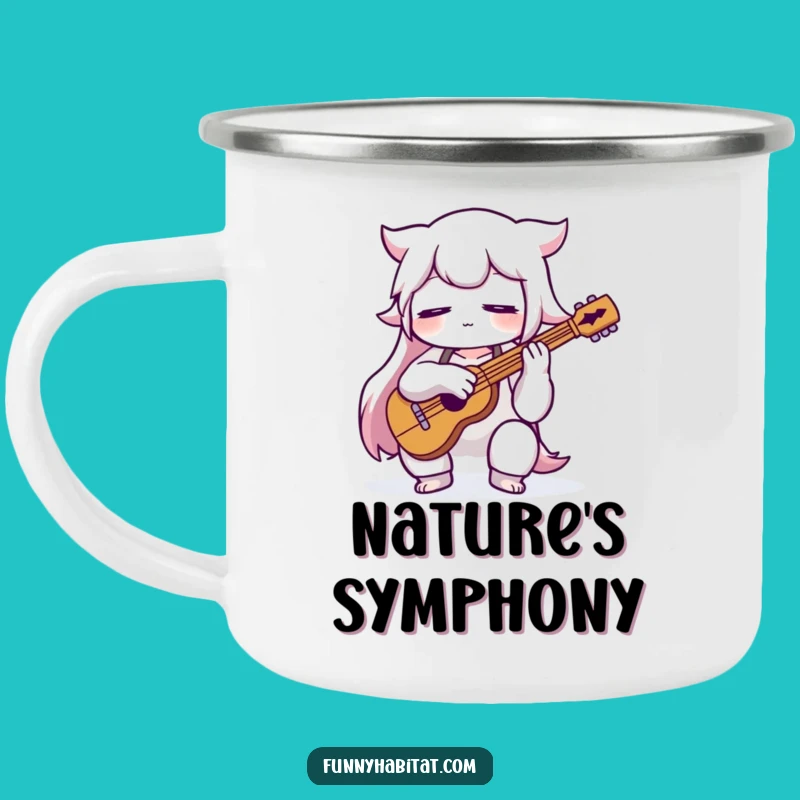 Funny Musician Camping Mug: Enjoy Your Coffee with Your Favorite Tunes