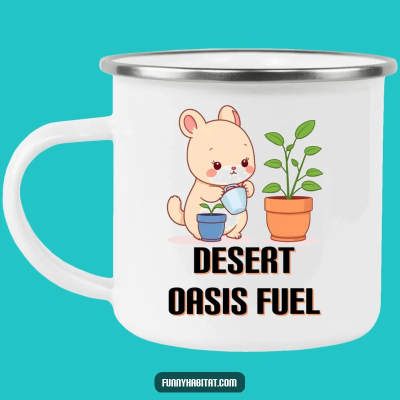 Funny Outdoor Gardener Animal Camping Mug: Rustic Funny Gift