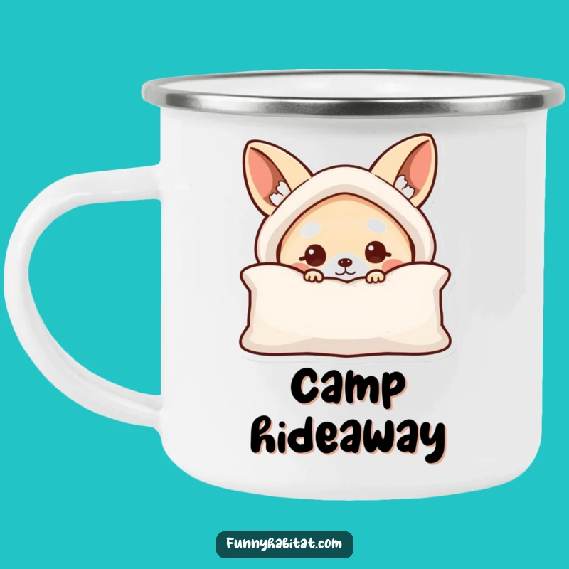 Funny Outdoor Peek Animal Camping Mug: Rugged Funny Gift