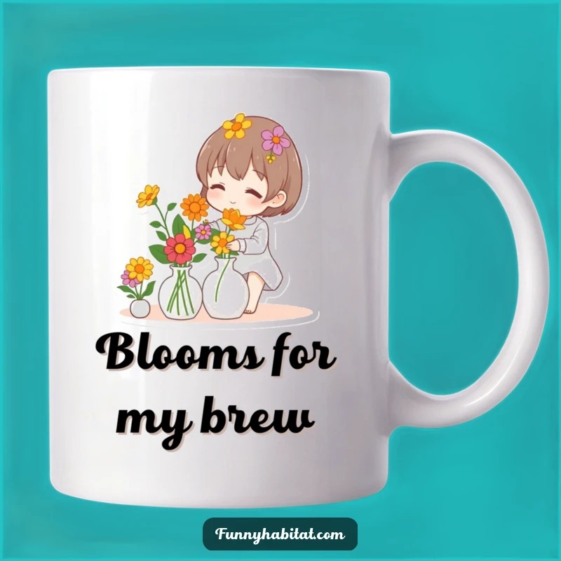 Funny Florist Mug: Colorful Flower Arranger Gift
