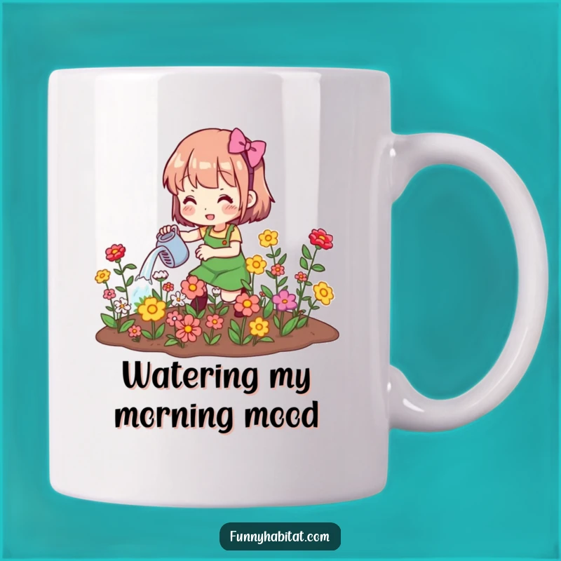 Funny Gardener Mug: Water Your Dreams with Enthusiasm and Blooms
