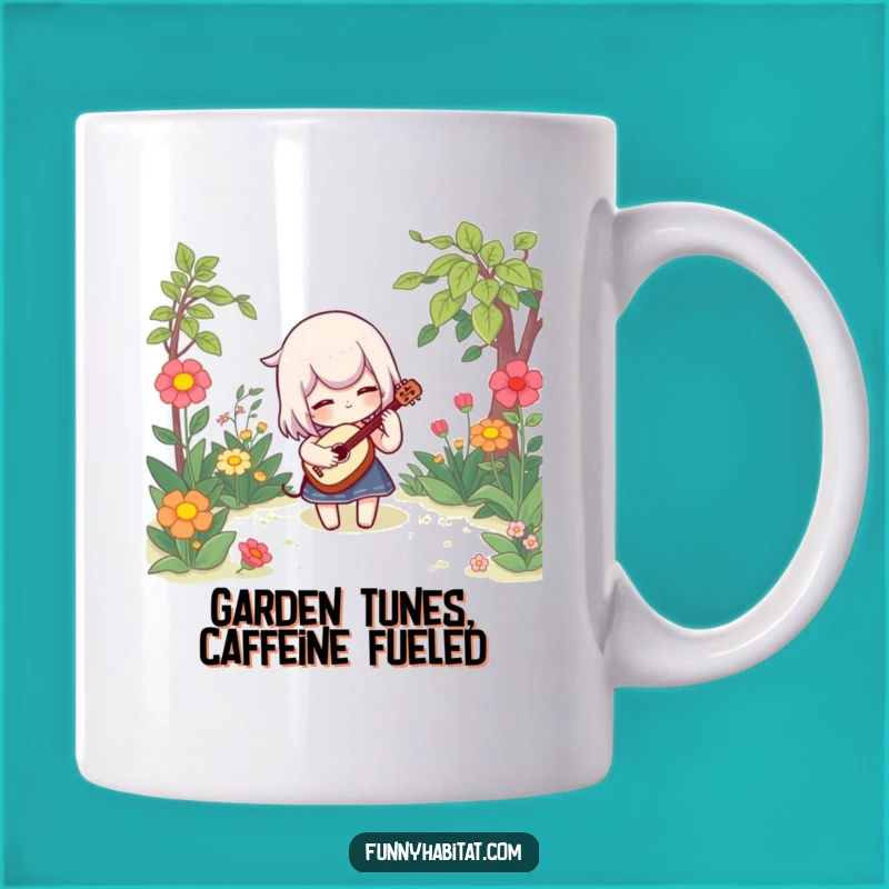 Funny Garden Musician Mug - Whimsical Gift for Nature Lovers!