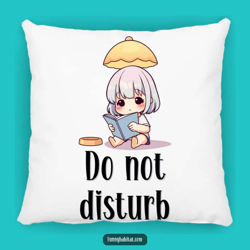 Funny Reading Pillow: Soft Lamp Comfort - Cozy Character Cushion for Book Lovers
