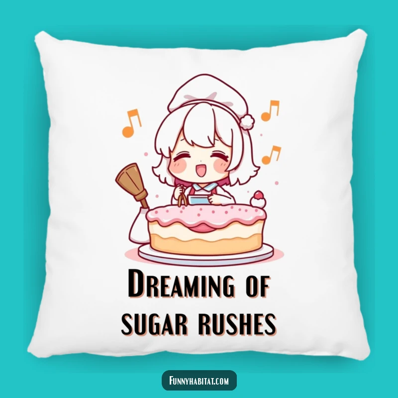 Funny Humming Baker Pillow: Snuggle Up with Culinary Comedy and Comfort