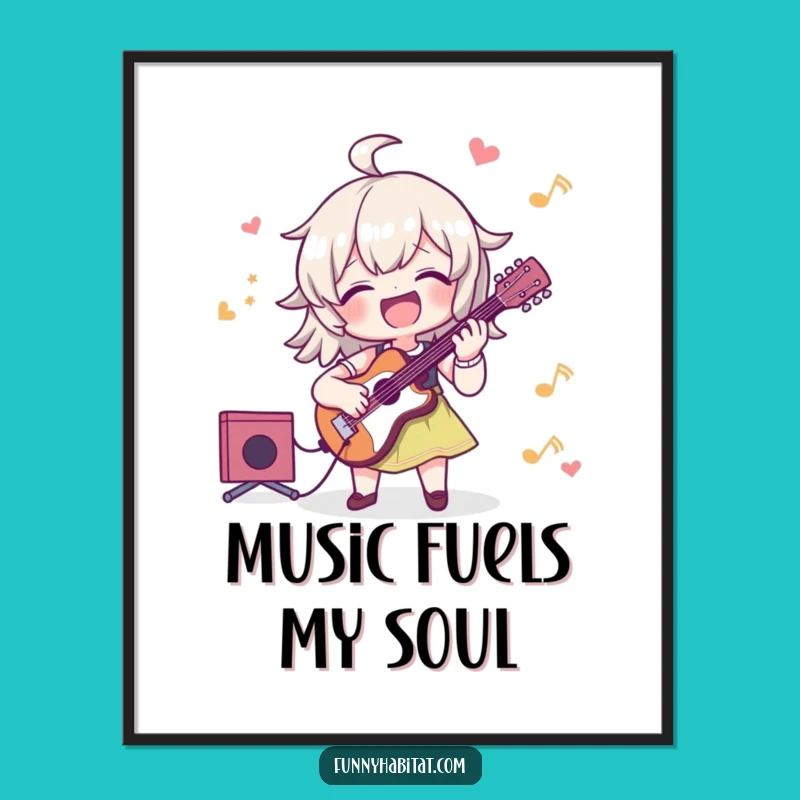 Funny Musician Digital Art: Instant Melodic Decor for Your Walls