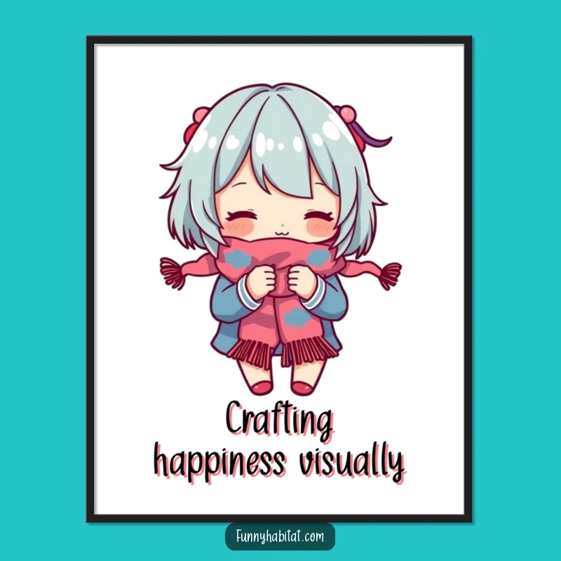 Funny Knitter Poster: Celebrate Craftsmanship, Unique Humorous Gift Idea