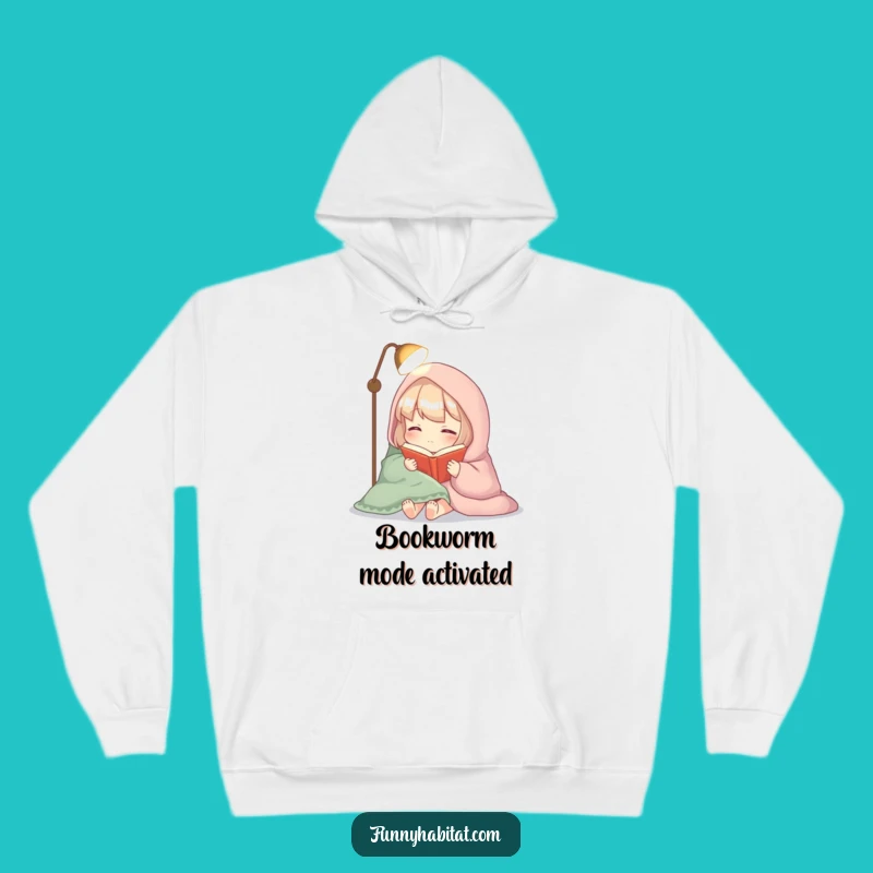 Funny Cozy Hoodie: Character Reading by Lamplight, Ultimate Comfort Gift