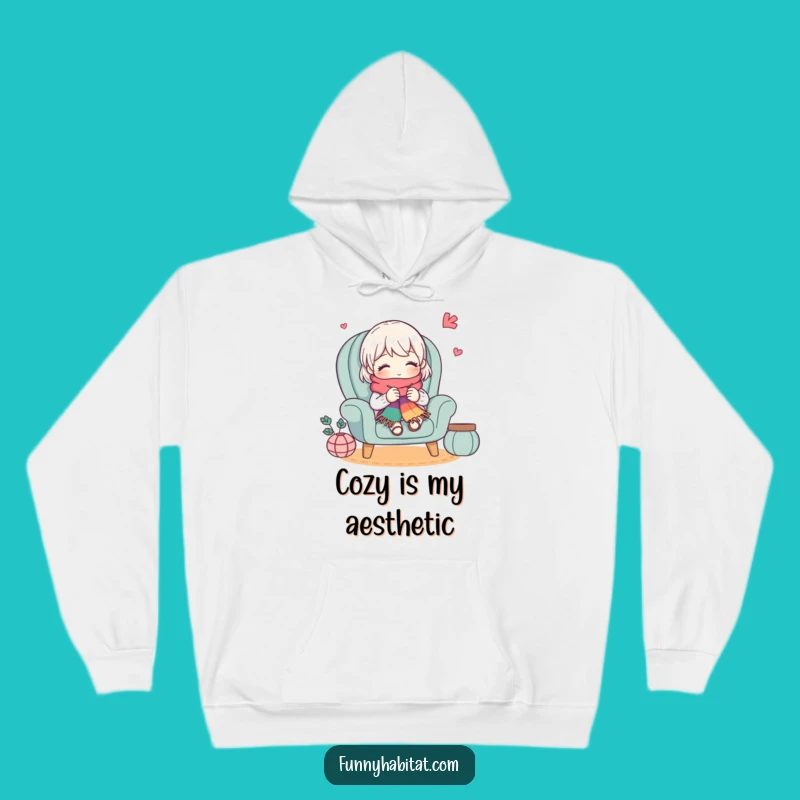 Funny Cozy Hoodie: Cute Knitter Character, Warm & Hilarious Apparel, Perfect Funny Gift