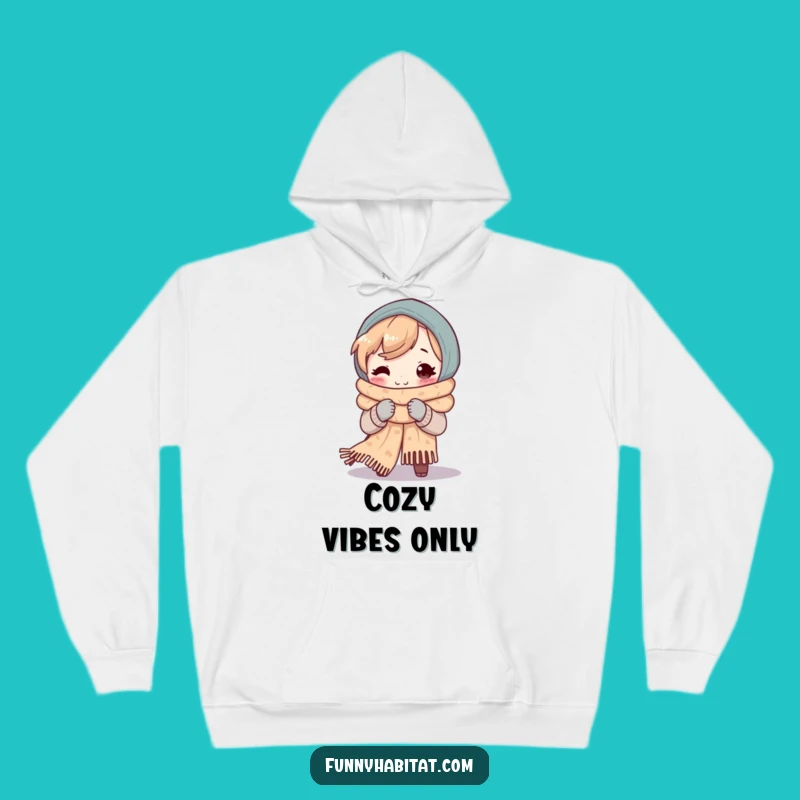 Funny Cozy Hoodie: Knitter's Scarf Maker Sweatshirt for Warmth
