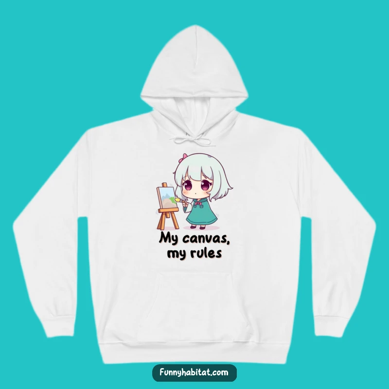 Funny Artist Hoodie: Painting Theme, Creative Comfort, Excellent Funny Gift