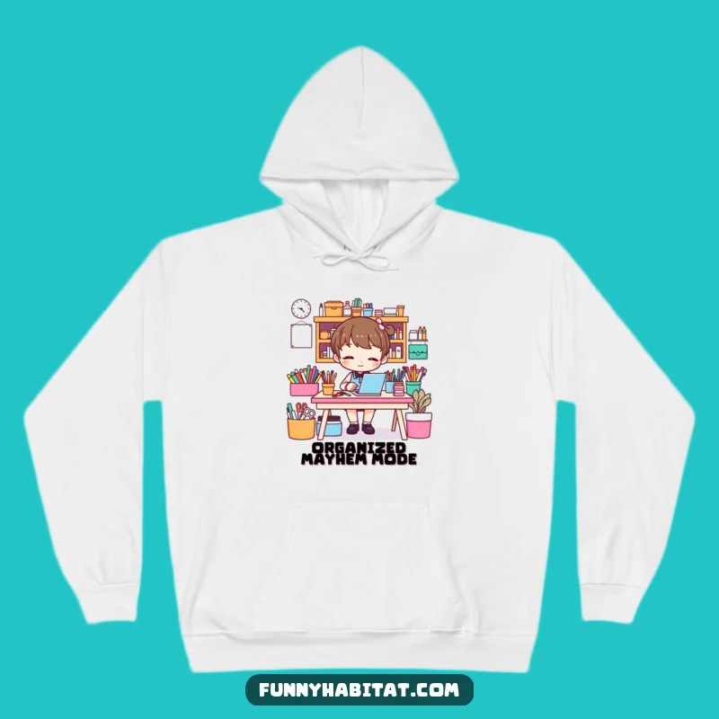 Funny Craft Organizer Hoodie - Cozy Comfy Gift for Creative Souls!