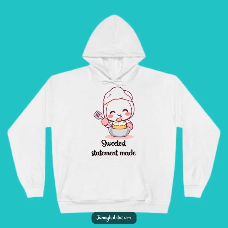 Funny Kawaii Baker Hoodie: Cozy Character Baking, Ultimate Comfy Funny Gift