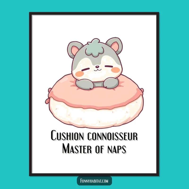 Free Printable Wall Art: Comfy Animal Lounging for a Hilarious, Cozy Home Vibe