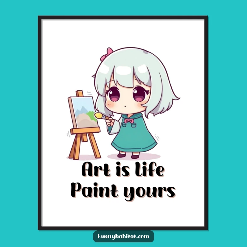 Free Printable Wall Art: Whimsical Art Character, Creative Decor, Downloadable Art