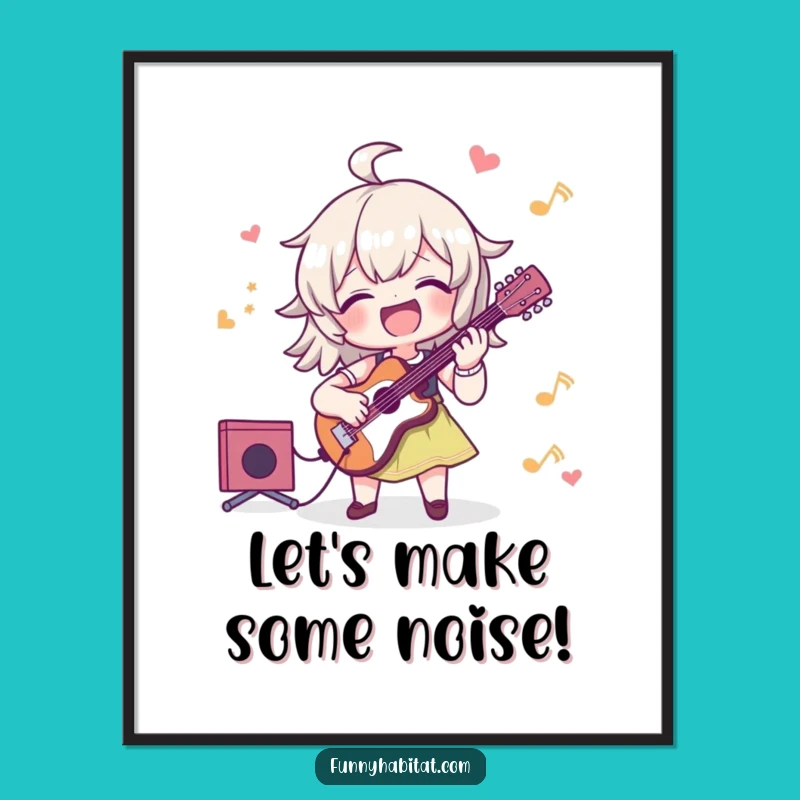 Free Printable Wall Art: Musical Character Joy Downloadable Decor