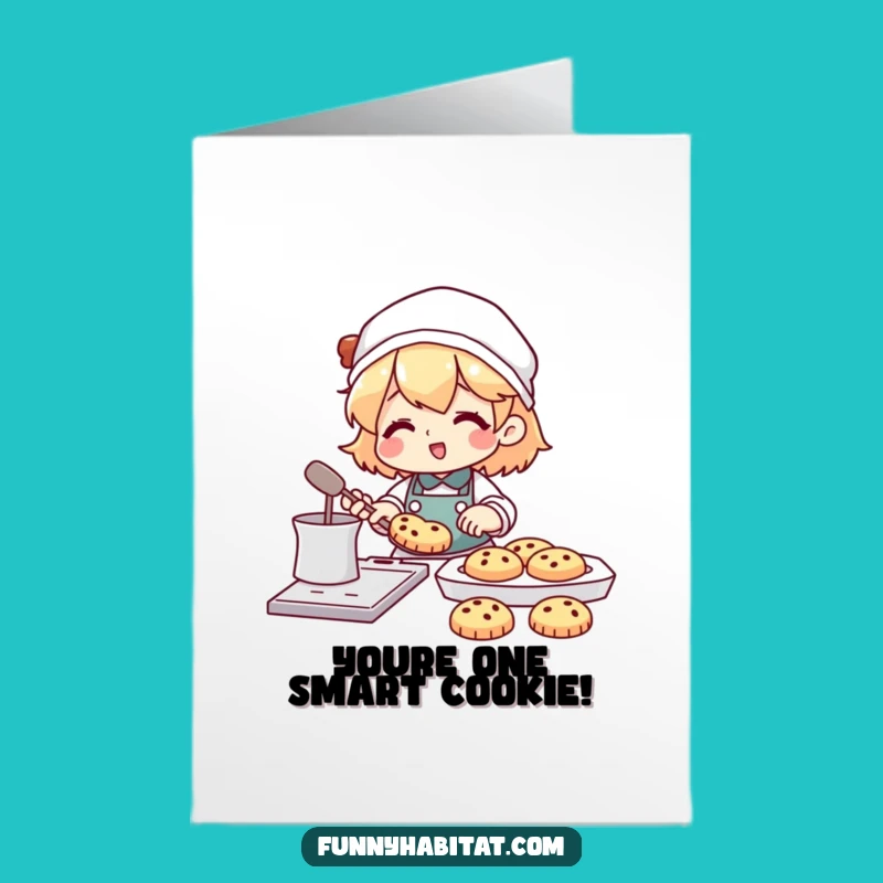 Cookie Success Congrats Card: Free Printable Happy Baker Gift