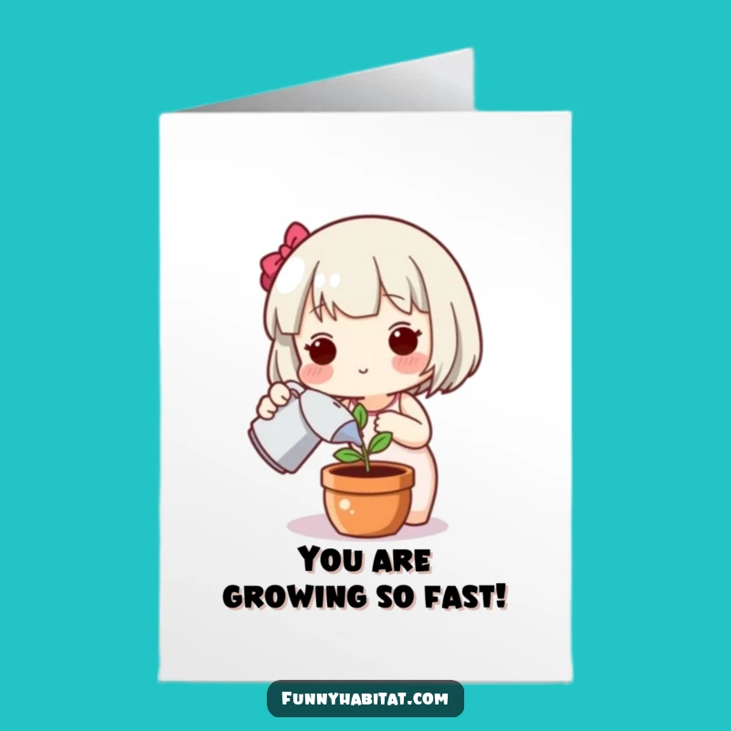 Free Printable Congrats Card: Happy Gardener - Funny Downloadable Gift