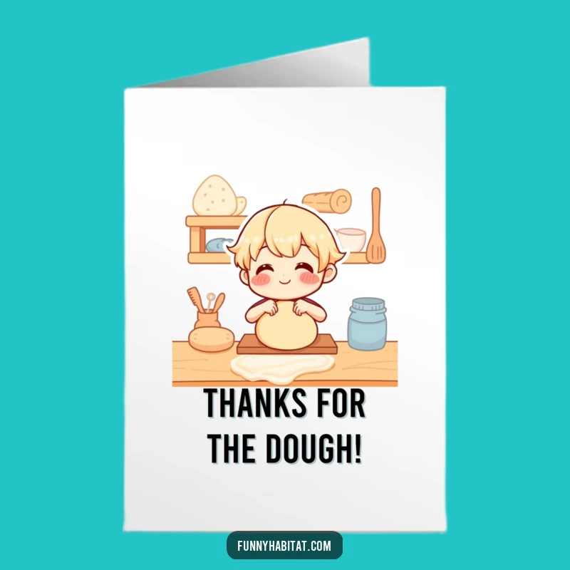Delicious Free Printable Thank You Card: Baker Dough Design Downloadable