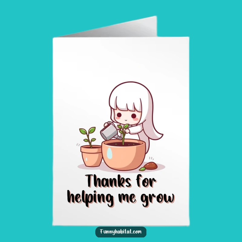 Free Printable Thank You Card: Sprout Care for a Grateful, Funny Downloadable Gift