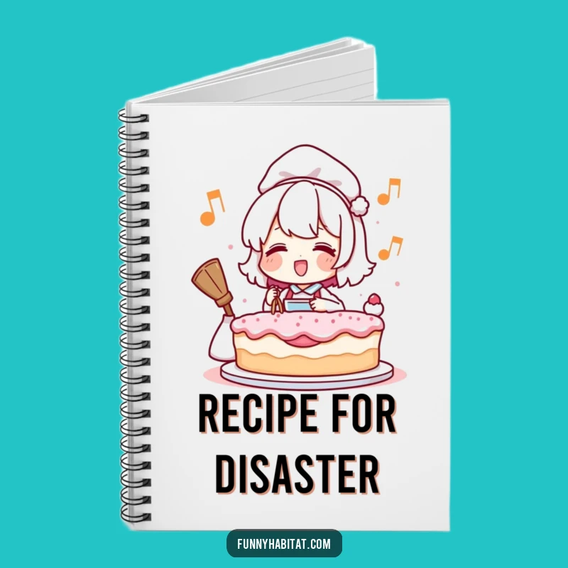 Funny Humming Baker Notebook: Jot Down Recipes with a Smile and Humor
