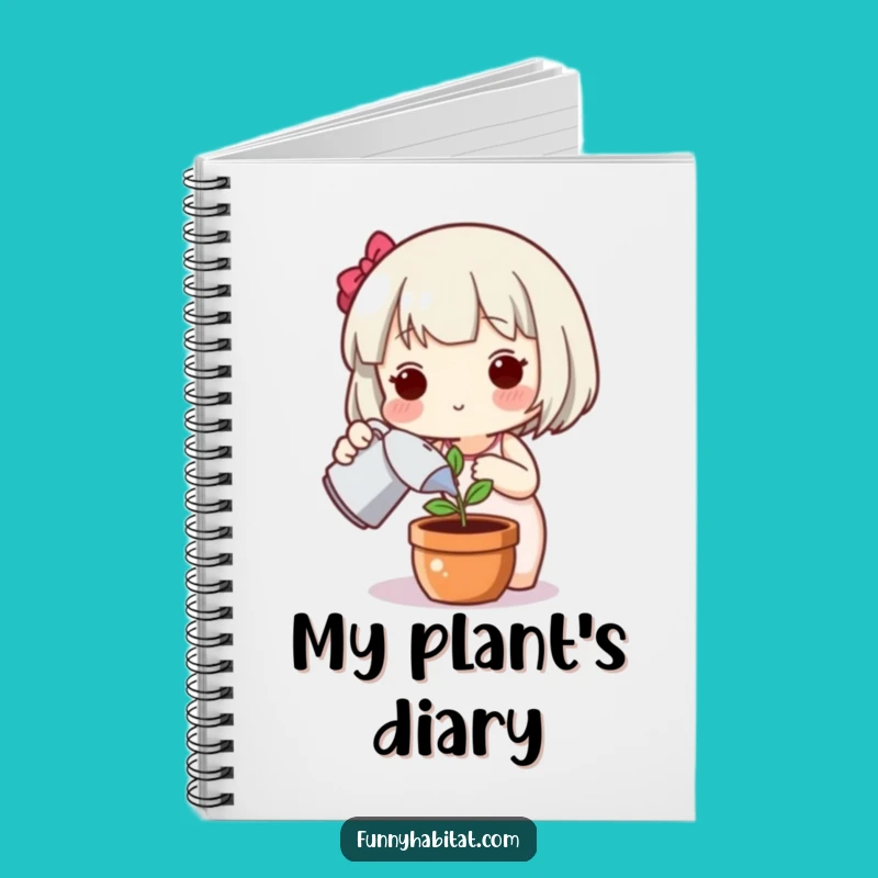 Funny Plant Notebook: Happy Character Journal, Grow Your Ideas, The Perfect Funny Gift!