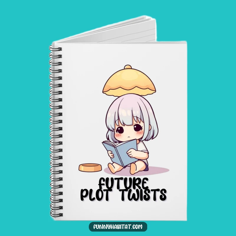 Funny Reading Journal: Lamp & Book Notebook - Hilarious Gift for Writers & Readers