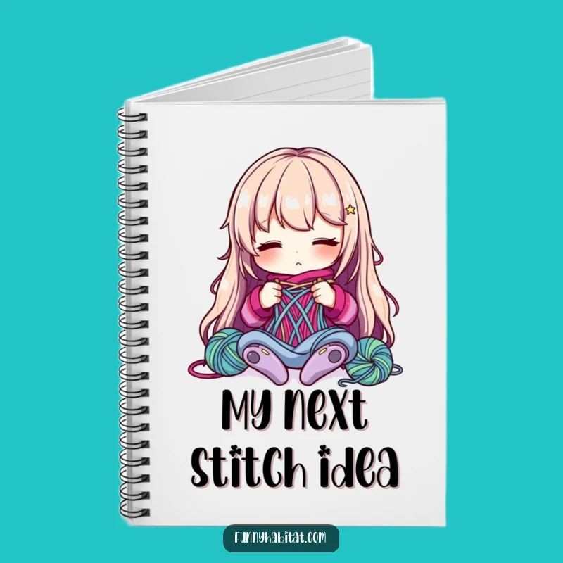 Funny Notebook: Knitter's Creative Journal, Perfect Hobby Gift