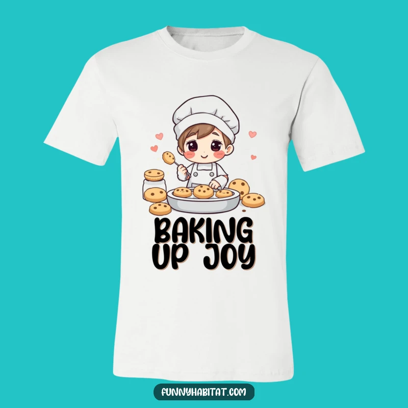 Funny Baker T-Shirt: Cheerful Cookie Maker Tee Gift for Pastry Fans