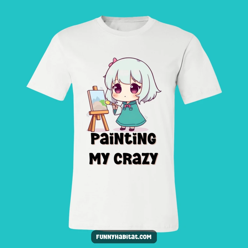 Funny Artist T-Shirt: Painting Character, Creative Design, Great Funny Gift Apparel