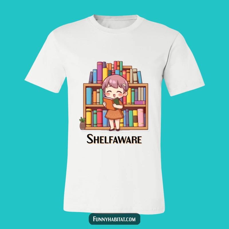 Funny Bookworm T-Shirt: Wear Your Organized Passion for Books Proudly