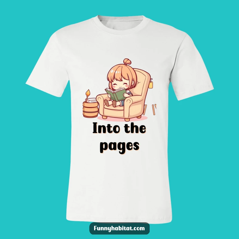 Funny Cozy Reader T-Shirt: Comfy Bookworm Apparel, Ideal Funny Gift for Literature Fans