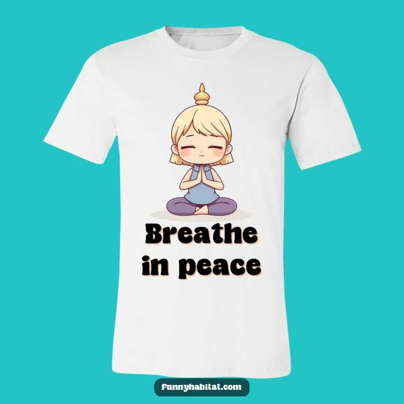 Funny Yoga T-Shirt: Serene Pose Character Tee, Perfect Humorous Gift