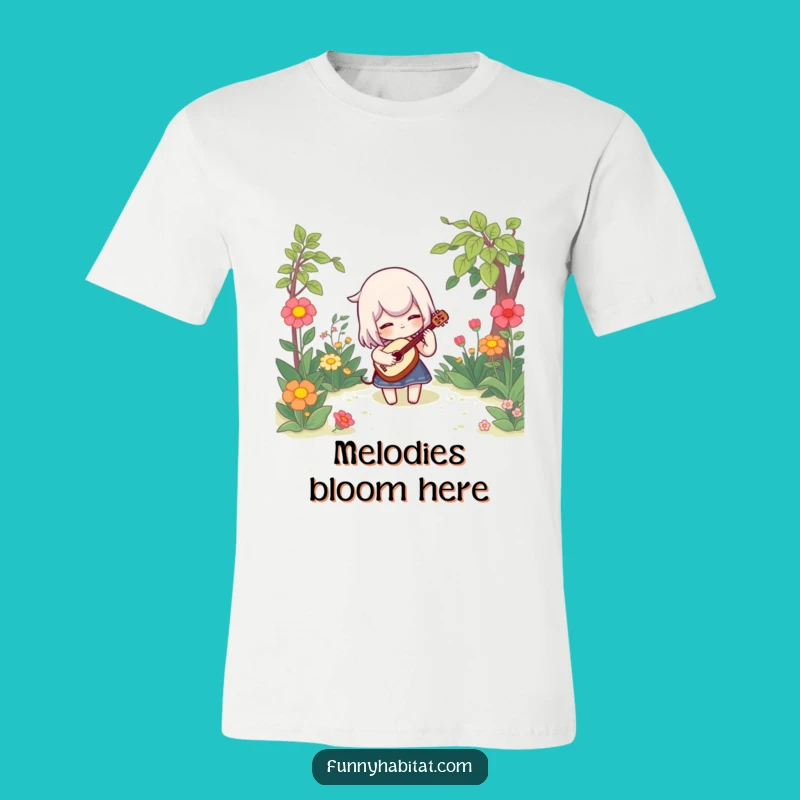 Funny Garden Music T-Shirt - Whimsical Outfit for Nature Enthusiasts!