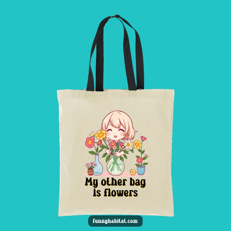 Funny Florist Tote Bag: Carry Your Blooms & Humor in Style