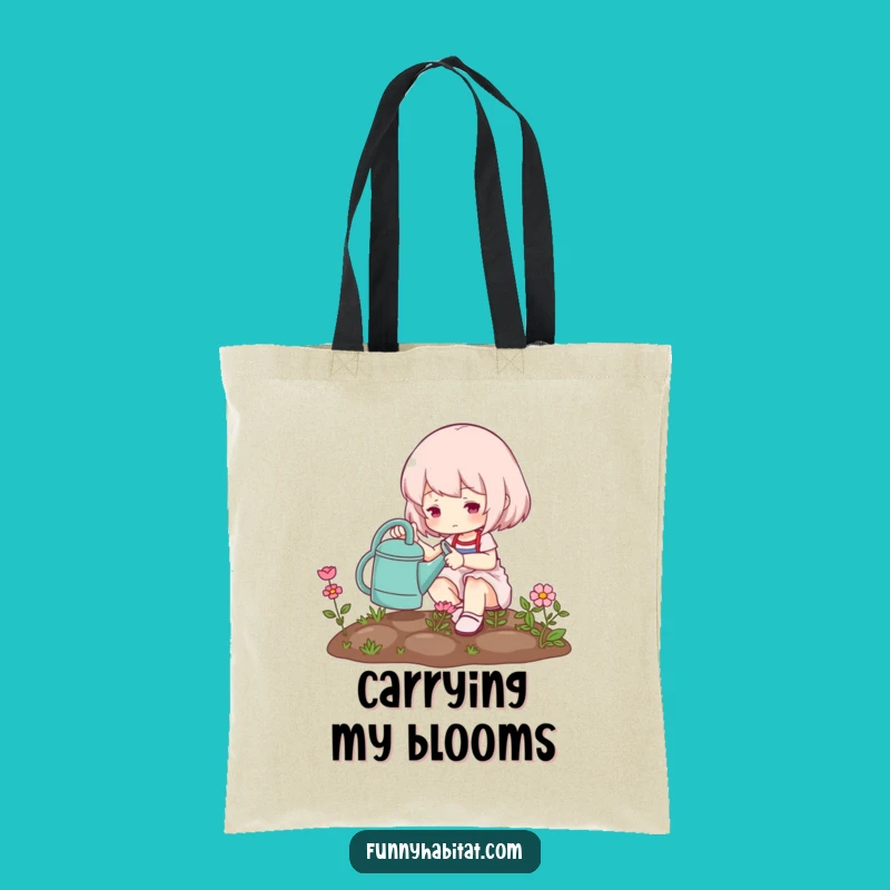 Funny Gardener Tote Bag: Carry Your Essentials with Green Thumb Style