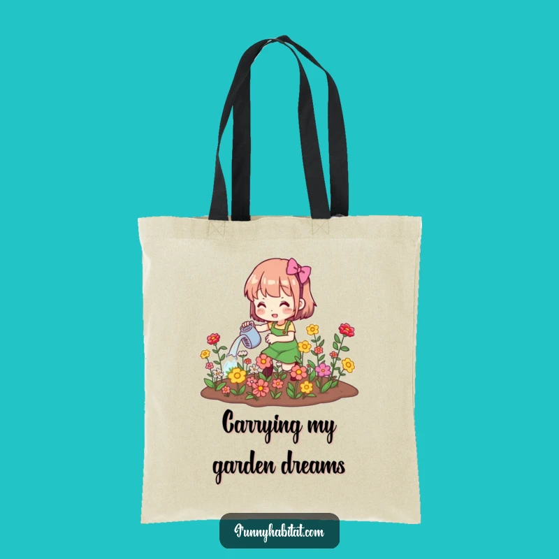 Funny Gardener Tote Bag: Carry Your Love for Blooms and Fun